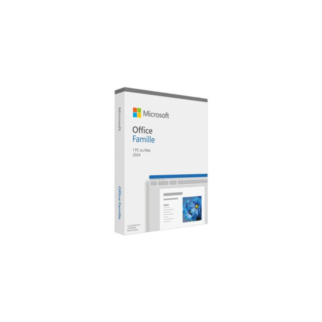 Microsoft Office Famille 2024 - Boite - 1 PC/MAC - Français - Officiel