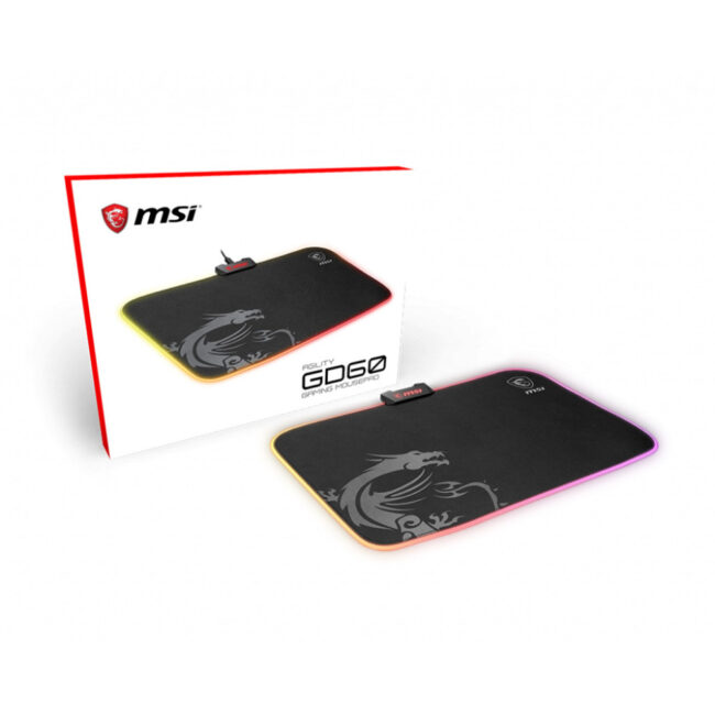 MSI AGILITY GD60 - TAPIS SOURIS GAMER - 39x29x1CM - LUMINEUX
