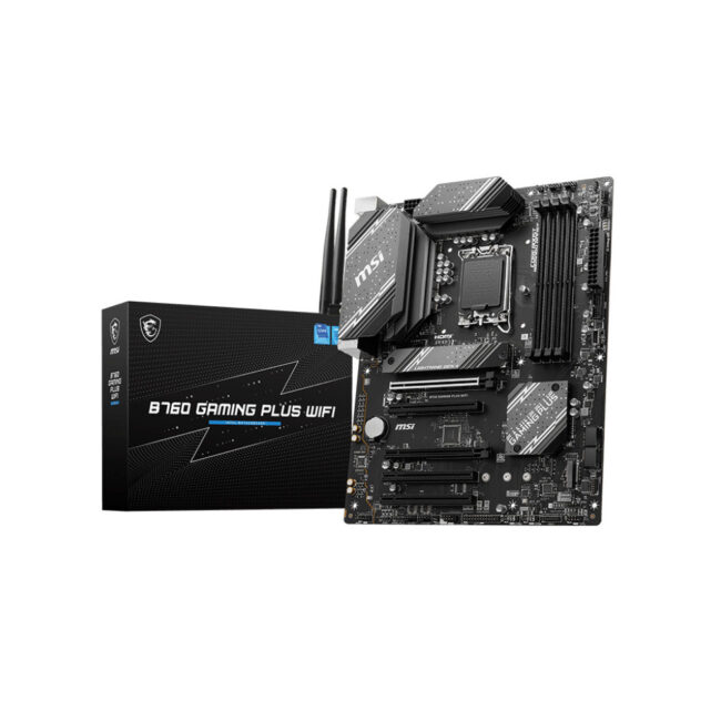 MSI B760 GAMING PLUS WIFI - Carte mère ATX - Intel LGA 1700 - 4x DDR5 -2x PCIE X16 - 2.5G LAN - Wifi 6E