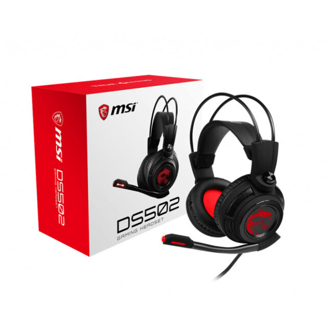MSI DS502 - CASQUE GAMER 7.1 - DRIVER 40MM - USB 2.0