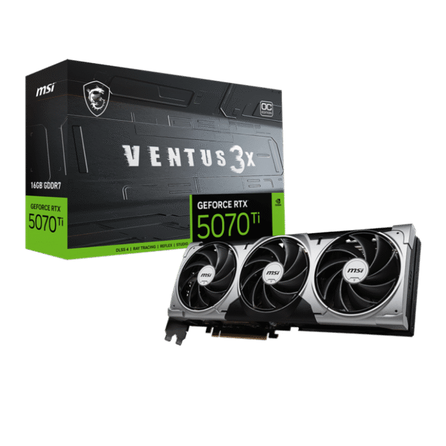 MSI GeForce RTX 5070 Ti 16G VENTUS 3X OC