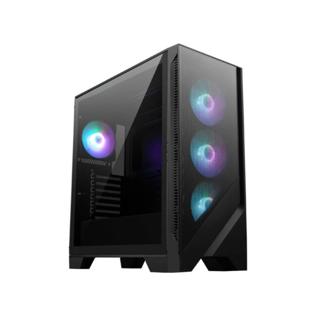 MSI - MAG FORGE 320R AIRFLOW - GAMER - MOYEN TOUR - ATX - MATX - ITX - RGB