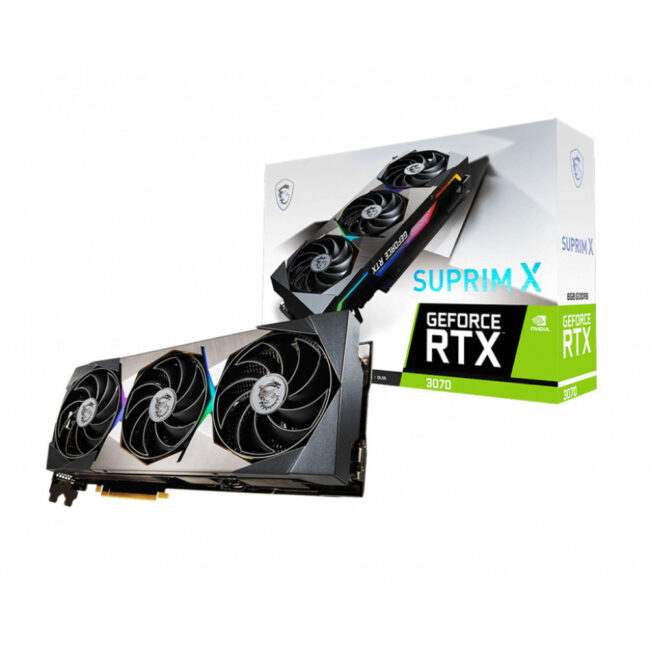 MSI RTX 3070 SUPRIM X 8G LHR - 8Go GDDR6 - 1920MHz - HDMI - 3x DP