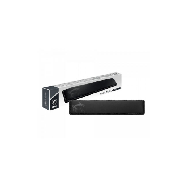 MSI Vigor-WR01 repose-poignet Mémoire de forme, Caoutchouc Noir