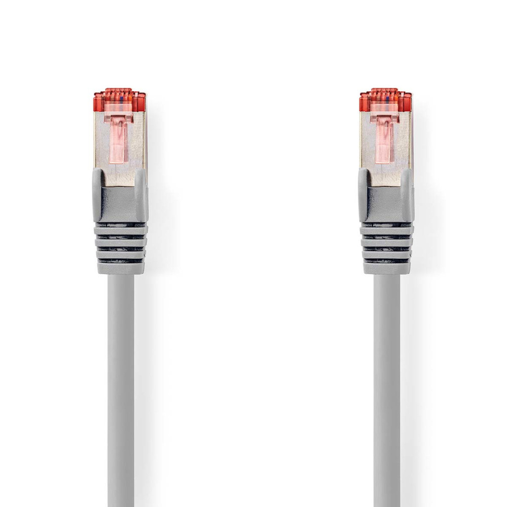 NEDRE044042 Nedis CCGL85221GY100 câble de réseau Gris 10 m Cat6 SF/UTP (S-FTP)