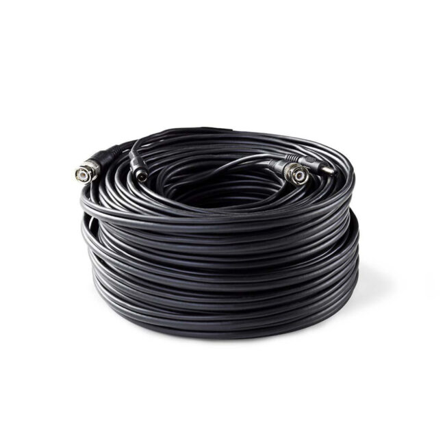 Cable coaxial RG59 + alimentation DC 30m