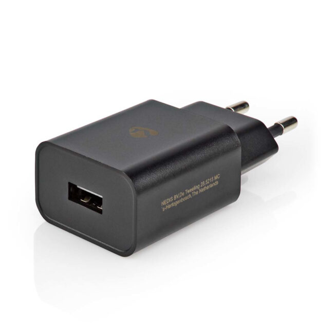 Chargeur Secteur USB 2.4A Noir