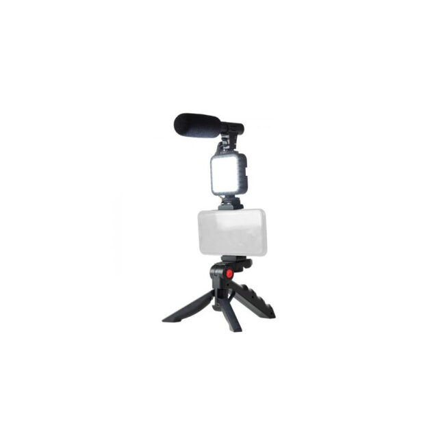 ONLAN PS-50 - PACK STREAMING SUPPORT + PINCE SMARTPHONE + LAMPE VIDEO + MICRO