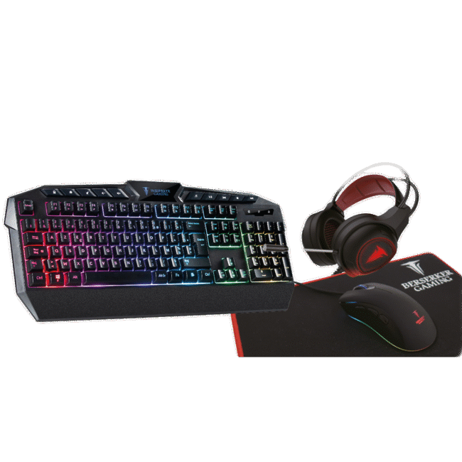BERCL036958 PACK BSK-GAMING GX-804 4EN1 CL+S+TAPIS+CASQUE RGB BACKLIGHTS THOR
