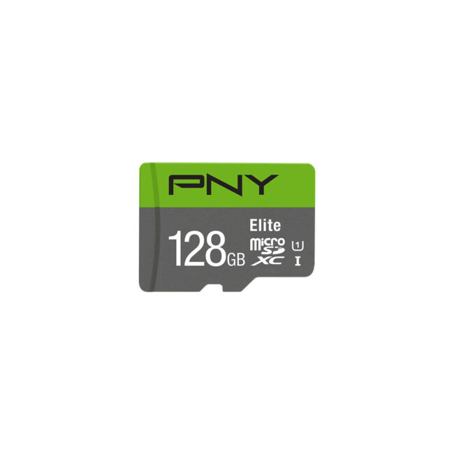 PNY ELITE MICRO SDXC 128Go - CLASSE 10 - 100GB/S - UHS-I - ADAPTATEUR