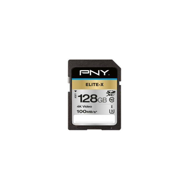 PNY ELITE-X SDXC 128Go - CLASS 10 - U3 - V30 - 4K