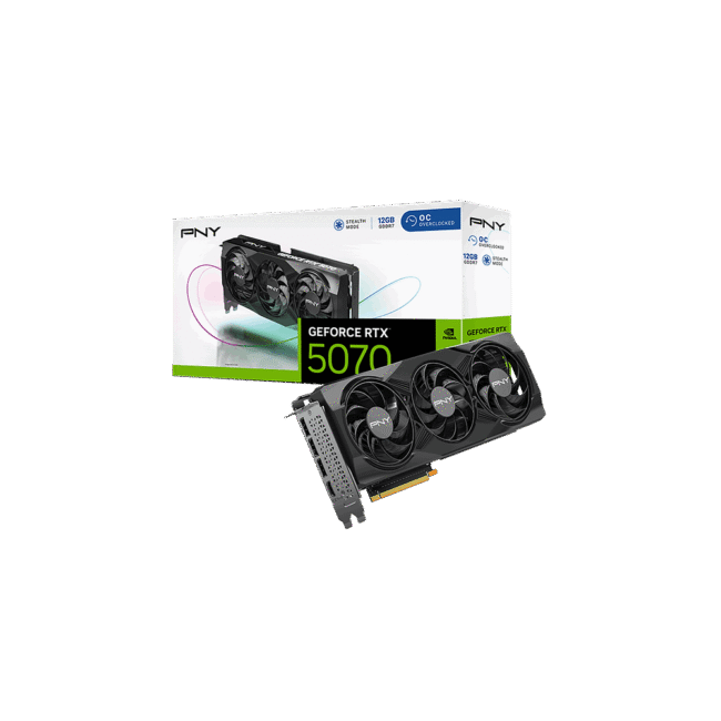 PNY GeForce RTX 5070 OC NVIDIA 12 Go GDDR7