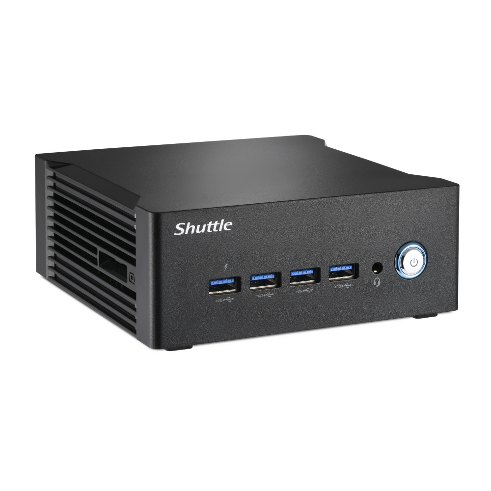 SHUTTLE XPC NANO NA10H7 - Barebone - AMD Ryzen 7 8845H - AI - 2x DDR5 - M.2 -2x RJ45