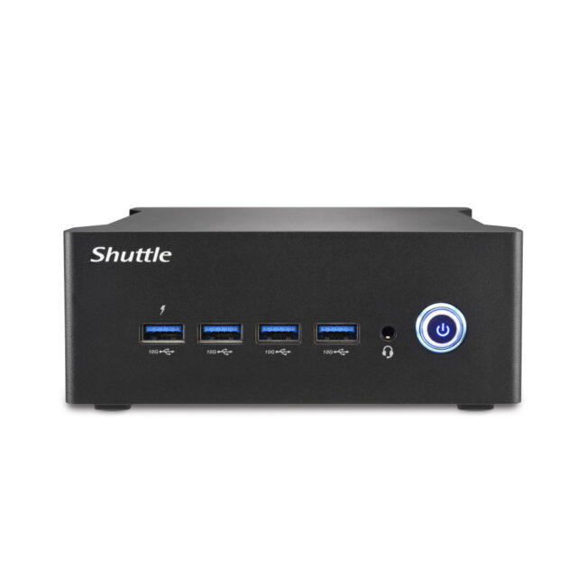 Shuttle Nano PC NT10H5, Intel Core Ultra 5 125H, Intel Arc graphics, 2xHDMI, 2xUSB 4.0 (DP), 2x2.5Gbit LAN, VESA, 24/7