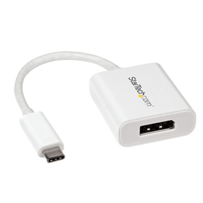 USB C vers DisplayPort M/F blanc