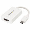 USB-C vers HDMI blanc avec USB Power