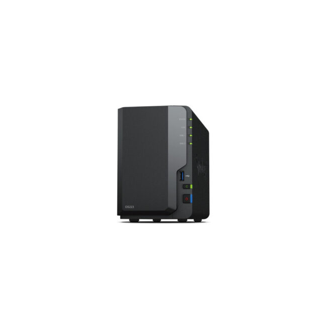 SYNBT040921 DS223 Bt NAS pour 2 DD 3.5/2.5p 1.7GHz QCore 2Go