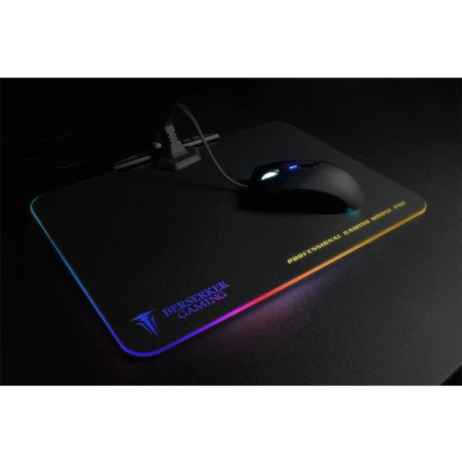BERSO032666 TAPIS DE SOURIS LUMINEUX BSK GAMING WITH BUNGEE GIMLE