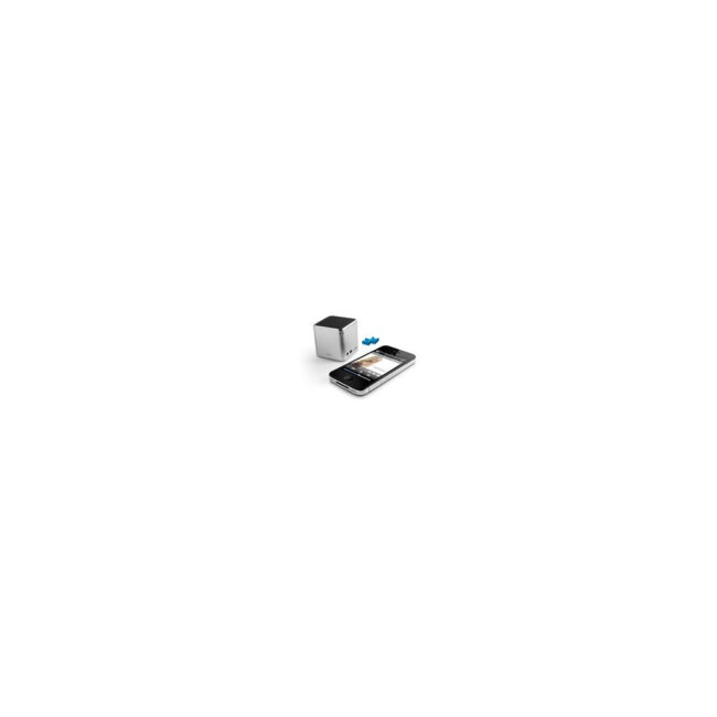 TEH Mini Musicman Wireless Soundstation BT-X2 Argent