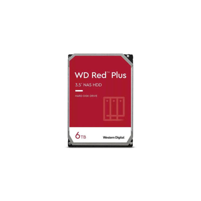 Western Digital Red Plus disque dur 6 To 5400 tr/min 256 Mo 3.5" Série ATA III