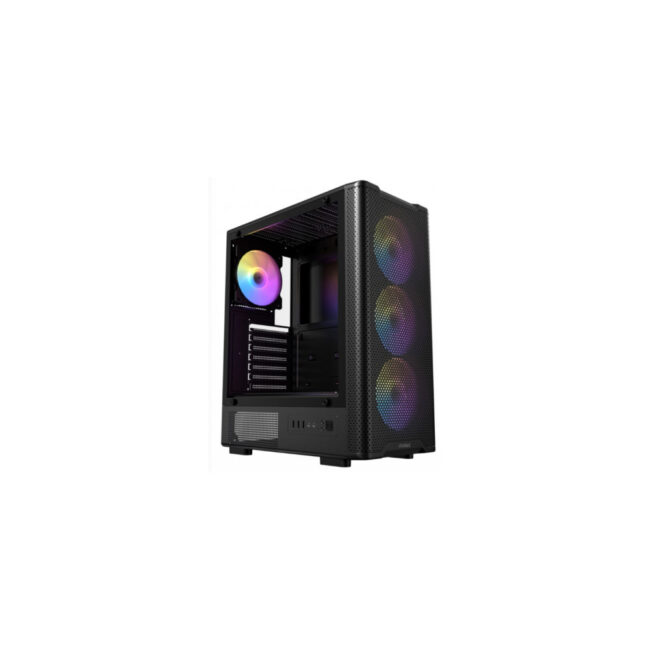 ANT00047575 Antec VX310 - Moyen Tour - ATX - 4 vent. 120 mm ARGB inclus - Fenetre en verre trempé - sans alim - USB/Audio