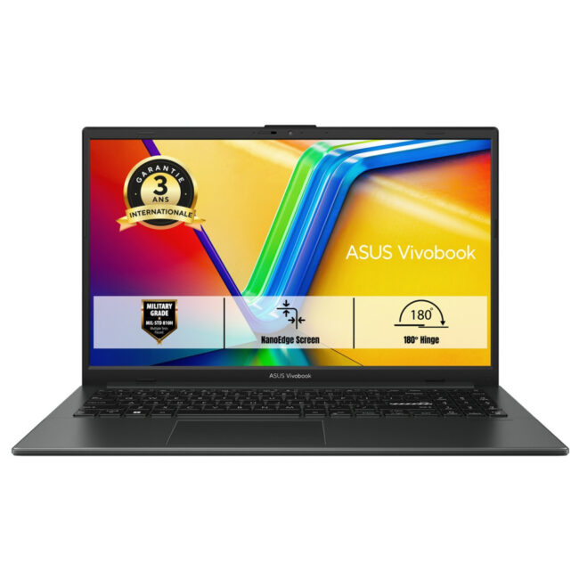 ASUS E1504TA-ISCBQ256W (Vivobook Go) - 15.6p FHD N150 8Go.DDR5 512Go UGD.W11H Noir