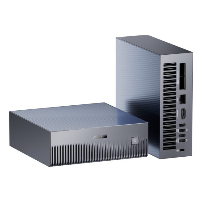 ASUS Ascent GX10 SUPERCALCULATEUR - CPU nVidia GB10 - 128Go LPDDR5X - 1To - nVidia Blackwell Tensor Core - nVidia DGX OS - Gris