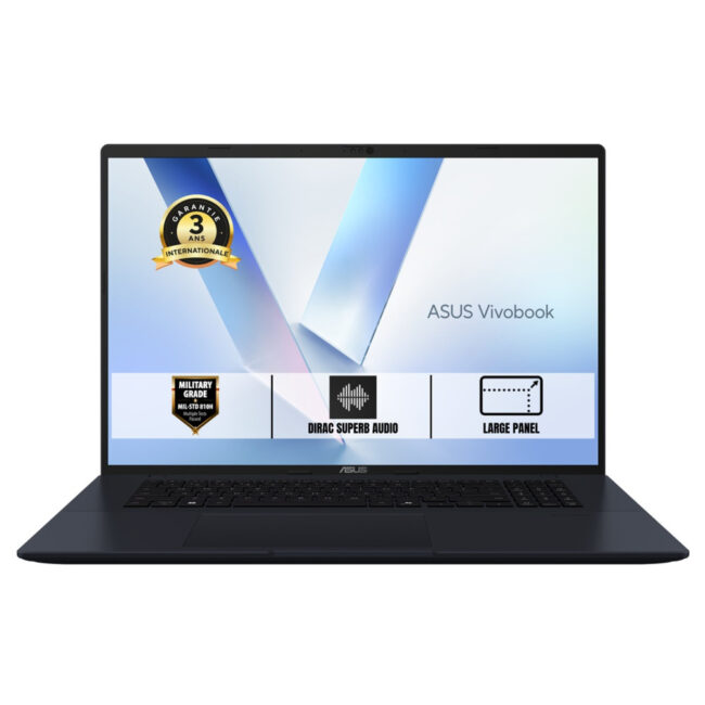 ASUS M1807GA-ISCS8075W (Vivobook 18) - 18p WUXGA R7 16Go.DDR5 512Go Radeon W11H Bleu