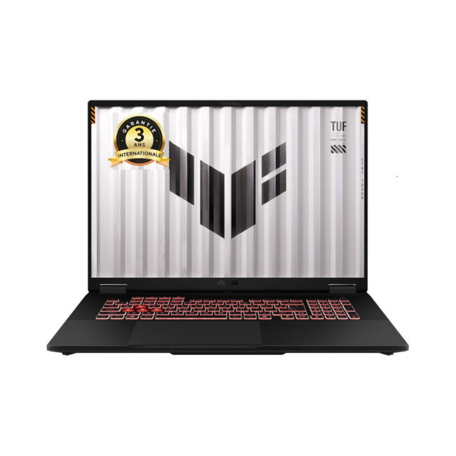ASUS TUF808UM-ISCS8110W (TUF Gaming) - 18p WQXGA R7-260 16Go.DDR5 512Go RTX5060 W11H Gris