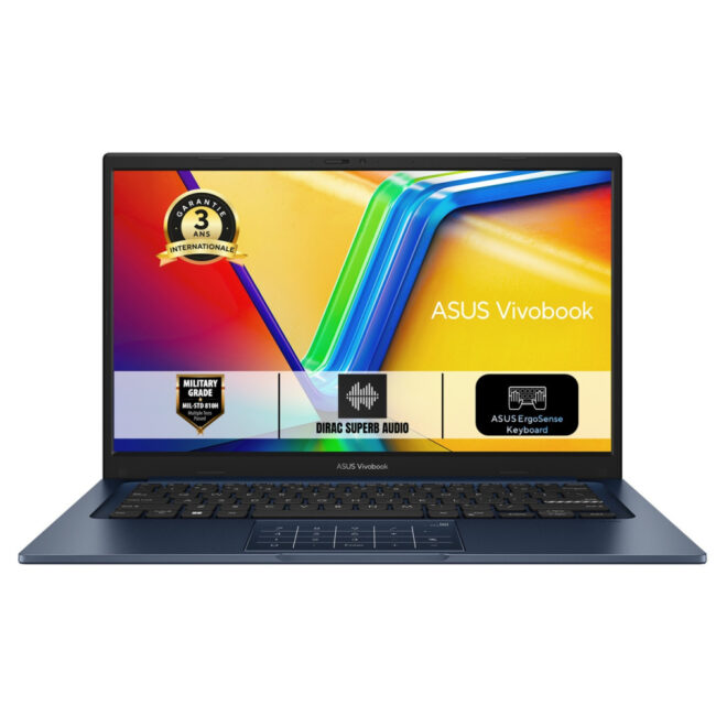 ASUS X1404VA-EB1198W (Vivobook) - 14p FHD i3-1315U 16Go 512Go UHD W11H Bleu