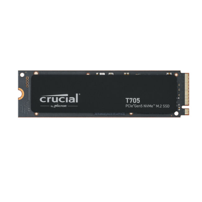 CrucialÂ® T705 1TB PCIe Gen5 NVMe M.2 SSD