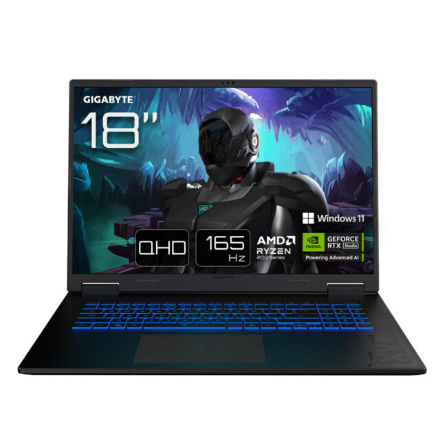 Gigabyte GAMING A18 3VHK3FRC64SH - 18p WQXGA R7-260 32Go 1To RTX5060-8Go W11H Noir