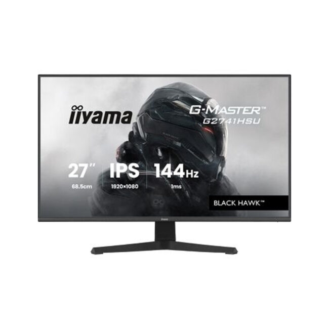 IIYAMA G2741HSU-B1 (Black Hawk) - 27p IPS FHD 1ms 350cd/mÂ² 1HDMI-1DP 2x2W Noir