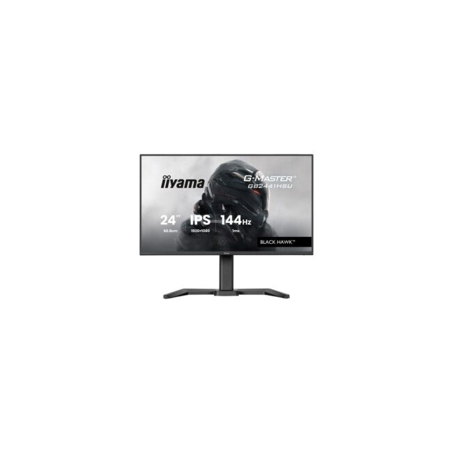 IIYAMA GB2441HSU-B1 (Black Hawk) - 23.8p IPS FHD 1ms 350cd/mÂ² 1HDMI-1DP 2x2W Réglable Noir