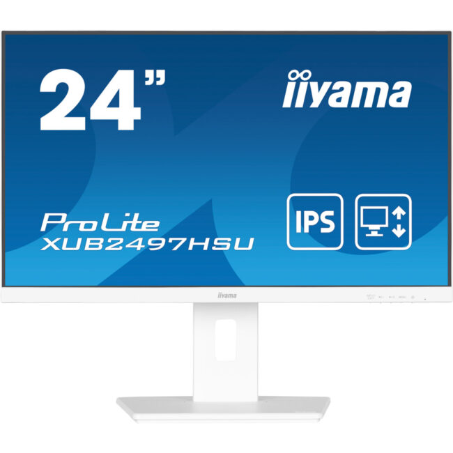 23.8p IPS FHD 1ms 300cd/mÂ² HDMI/DP 2xUSB 2x2W Règlable Blanc