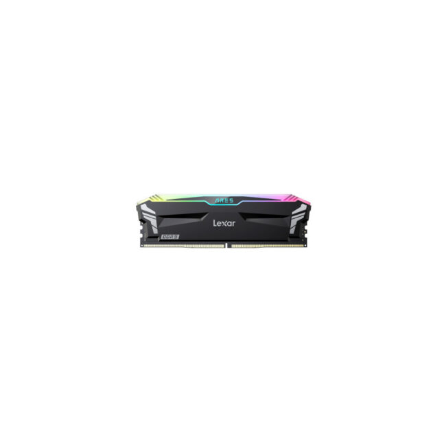 DDR5 32GB KIT 2x16GB PC 6400 Lexar ARES RGB CL32 with heatsink schwarz LD5EU016G-R6400GDLA