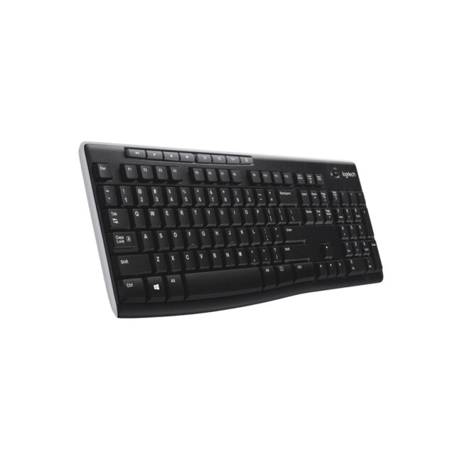 Logitech K270 Sans fil, RF sans fil, AZERTY, Noir