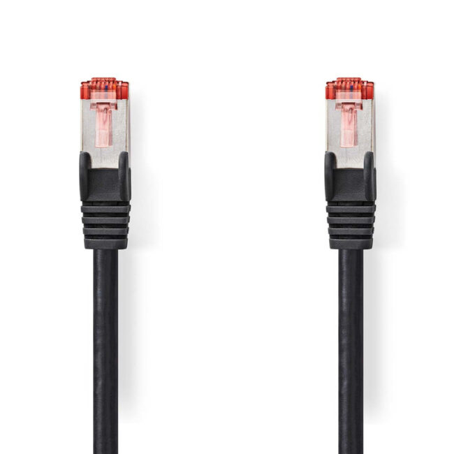 Nedis CCGL85221BK10 câble de réseau Noir 1 m Cat6 S/FTP (S-STP)