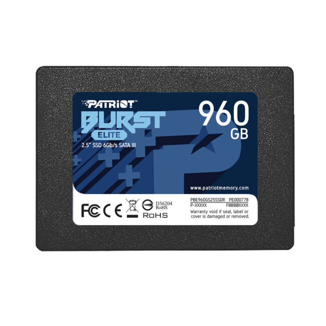 Patriot Memory Burst Elite 960 Go - 2.5" - SATA