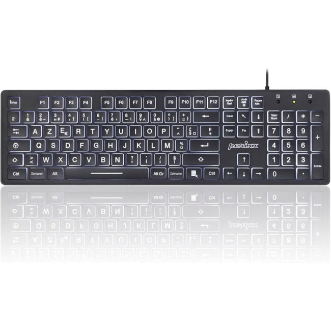 PER00048478 PERIBOARD-317 FR B Clavier Rétro-éclairé USB AZERTY (11472)