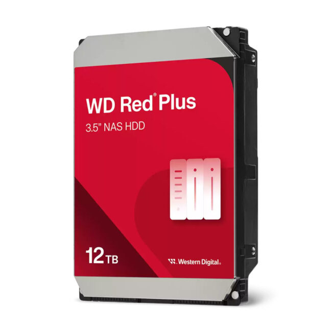 WD Red Plus WD120EFGX disque dur 12 To 7200 tr/min 512 Mo 3.5" Série ATA III