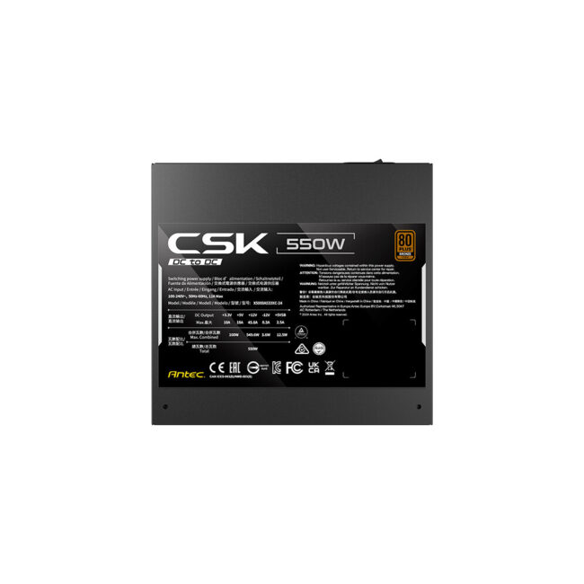 ANT00047205 Antec CSK550DC EC 80+ Bronze 550W F120MM