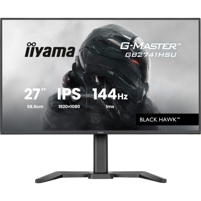 IIYAMA GB2741HSU-B1 (Black Hawk) - 27p FHD IPS 1ms 350cd/m² HDMI-DP 2x2W Réglable Noir