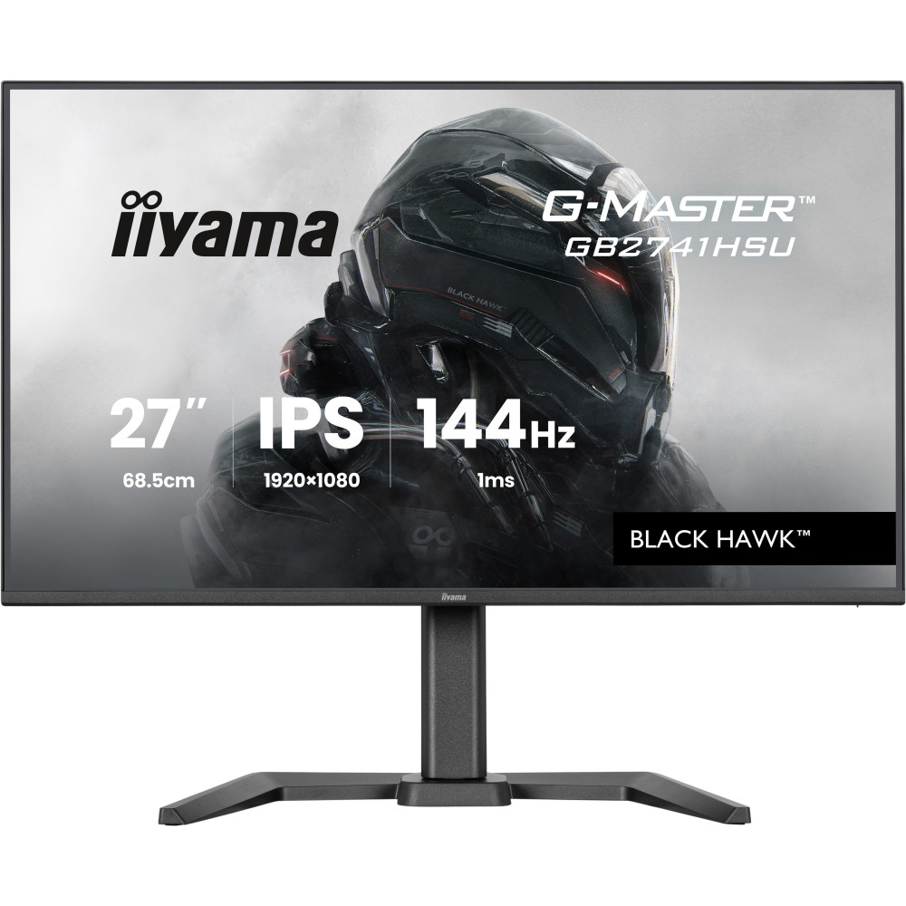 IIYAMA GB2741HSU-B1 (Black Hawk) - 27p FHD IPS 1ms 350cd/m² HDMI-DP 2x2W Réglable Noir