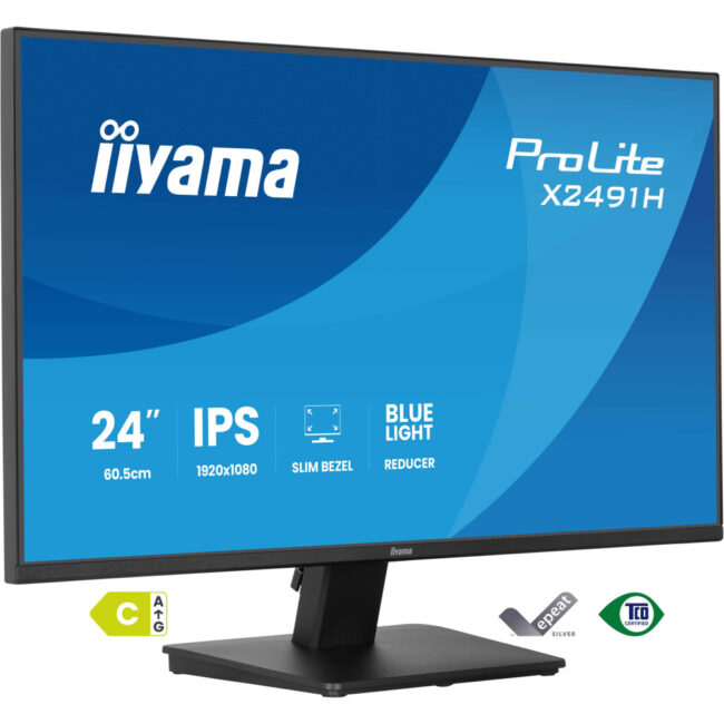 IIYAMA X2491H-B1 - 23.8p IPS 1ms 350cd/m? HDMI-DP Noir