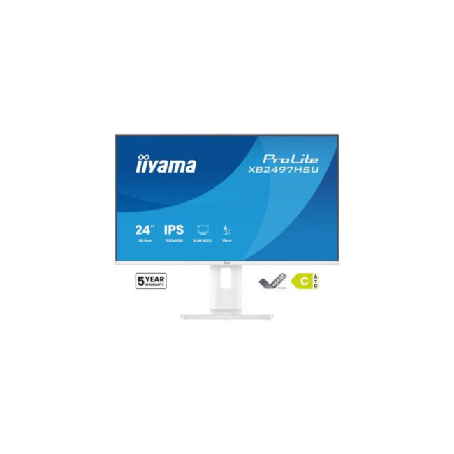 IIYAMA XB2497HSU-W - 23.8p FHD IPS 4ms 350cd/m??A? HDMI-DP HUB-USB Reglable