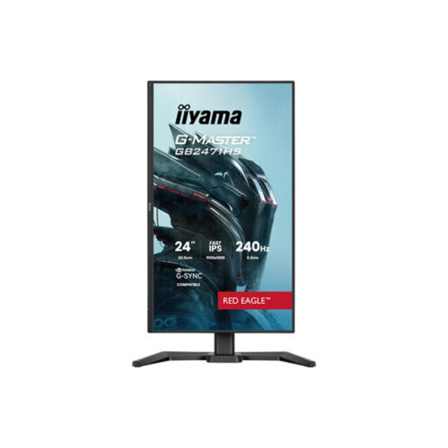IIYAMA GB2471HS-B1 (Red Eagle) - 23,8p - Fast IPS - HD1080 - 240Hz - 0,3ms - 350 cd/m? - 2xHDMI - DP - 2x2W - Reglable - Noir