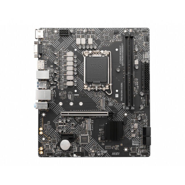 MSI PRO H610M-G DDR4 - MATX - LGA 1700 - 2x DDR4 - HDMI - DP - VGA